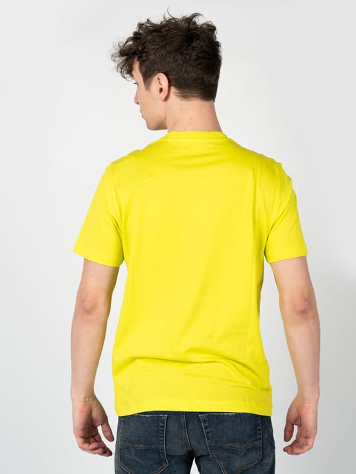 Diesel T-Shirt T-Just del hombre amarillo - Image 4