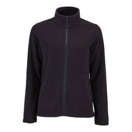 SOLS Womens/Ladies Norman Fleece Jacket (Black) - Image 1