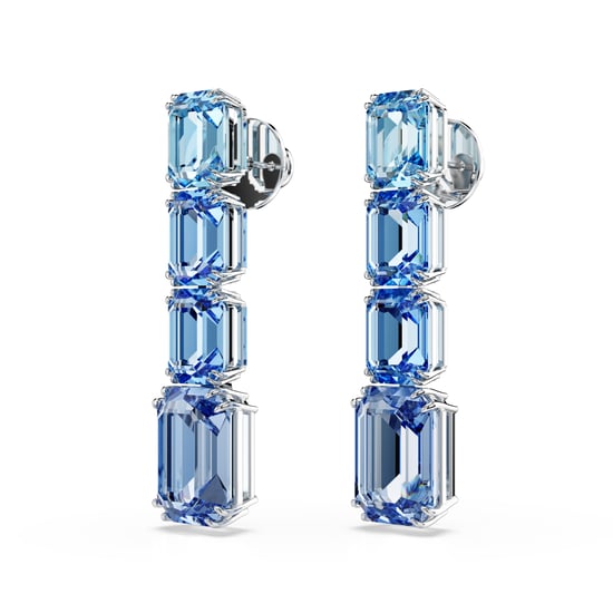 Swarovski 'Millenia' Women's Base Metal Drop Earrings - Silver 5696516 - Image 3