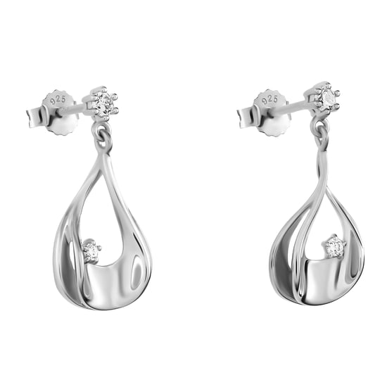 Orphelia 'Etoile' Women's 925 Sterling Silver Drop Earrings - Silver ZO-7524 - Image 1