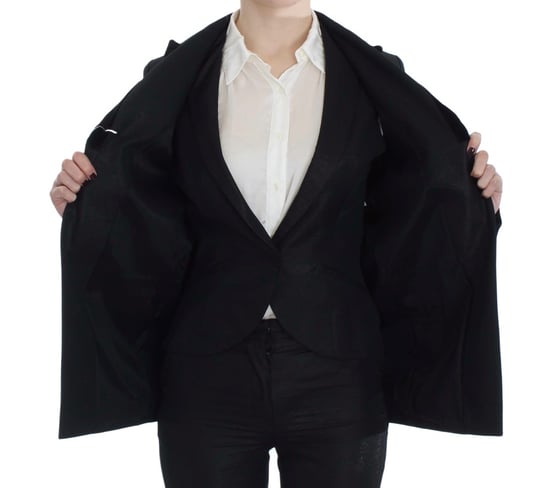 Conjunto de Tres Piezas para Mujer Exte en Negro con Un Botón - Image 5