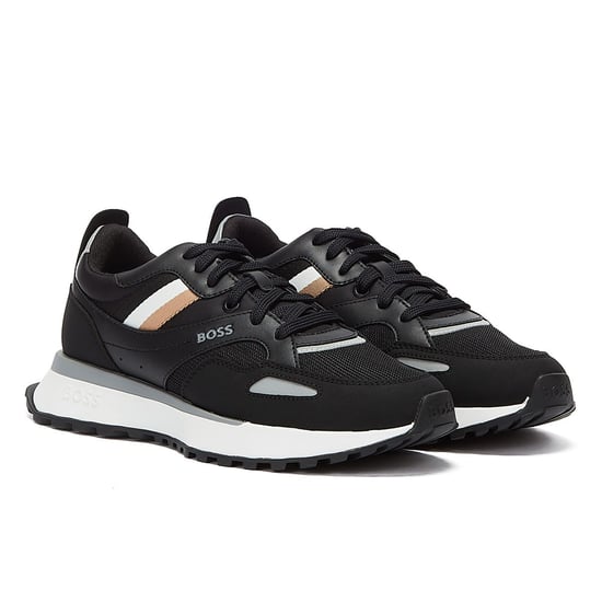 BOSS Jonah Runn Mens Black Trainers - Image 1