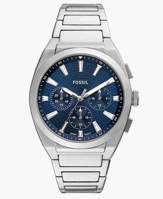 Fossil Everett Men's Silver Watch FS6104