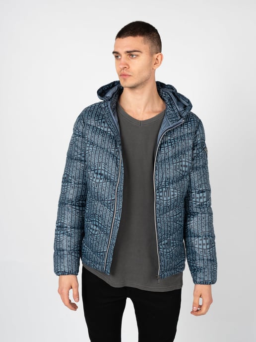 Guess Jacket Down Jkt Hombre Azul - Image 3