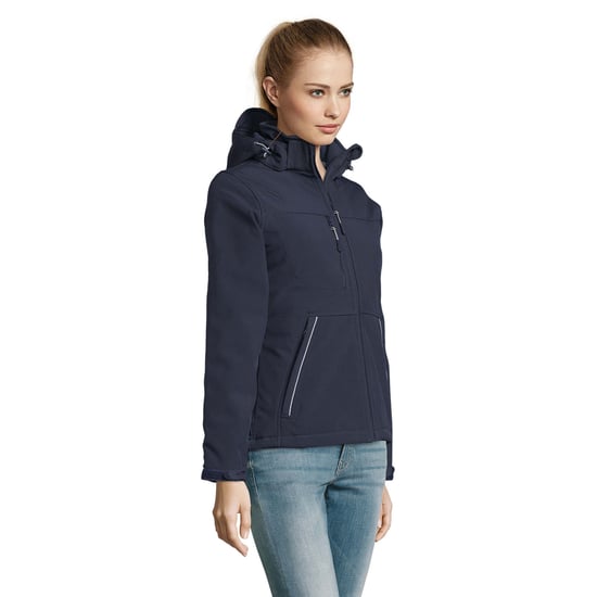 SOLS Womens/Ladies Rock Padded Soft Shell Jacket (French Navy) - Image 3