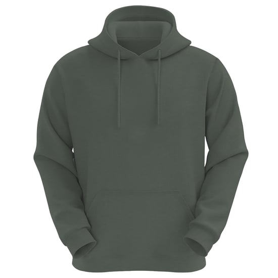 VR2 Denim Mens Plain Hoodie Long Sleeve Pullover