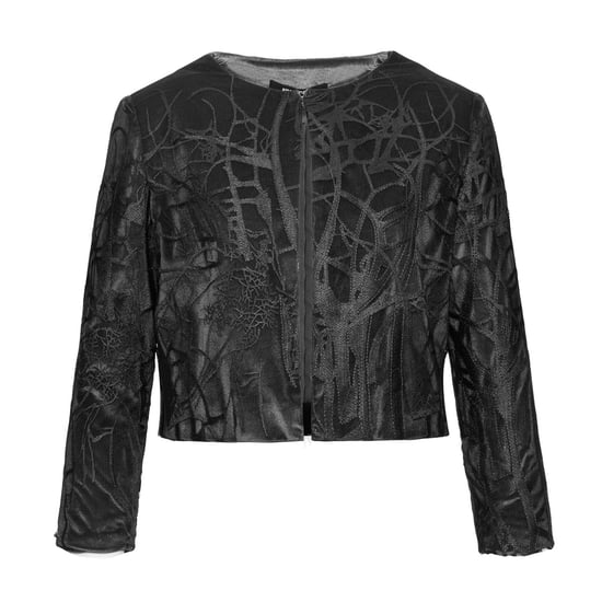 Short lace and velvet jacket - Image 4