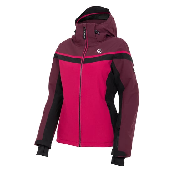 Dare 2B Womens/Ladies Flurry Ski Jacket (Berry Pink/Fig) - Image 3