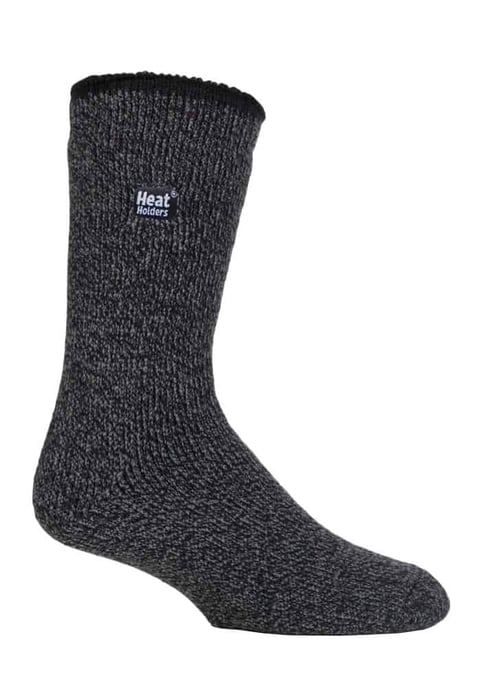 Calcetines térmicos de invierno de lana merino para hombre con talón y puntera reforzados - Image 1