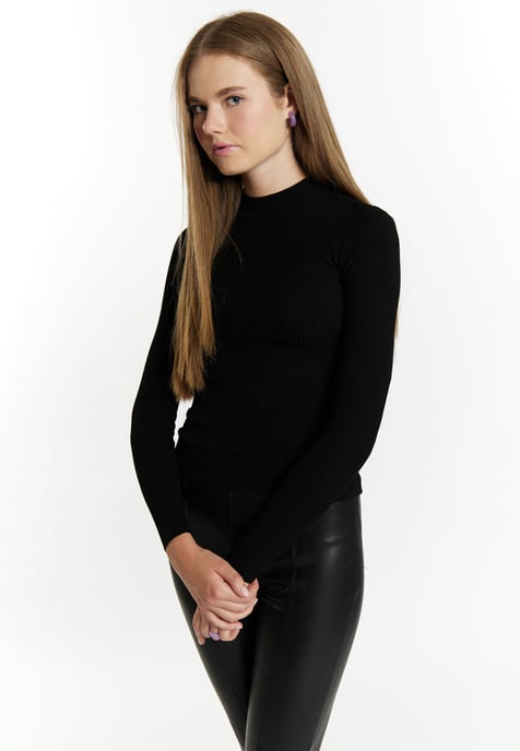 Mymo Knitted pullover women black - Image 3