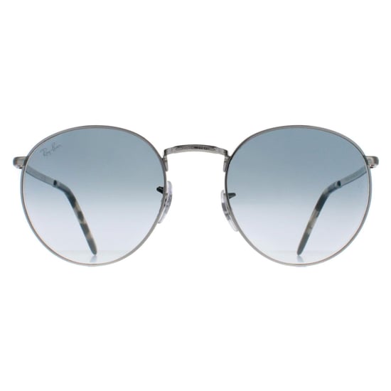 Ray-Ban Round Unisex Plata Azul Gradiente RB3637 New Round - Image 1