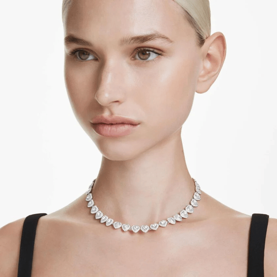 Swarovski 'Ss25 Capsule' Women's Base Metal Necklace - Silver 5720857 - Image 6