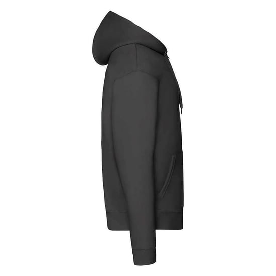 Fruit of the Loom Unisex Adult Premium Full Zip Hoodie (Black) - Image 3