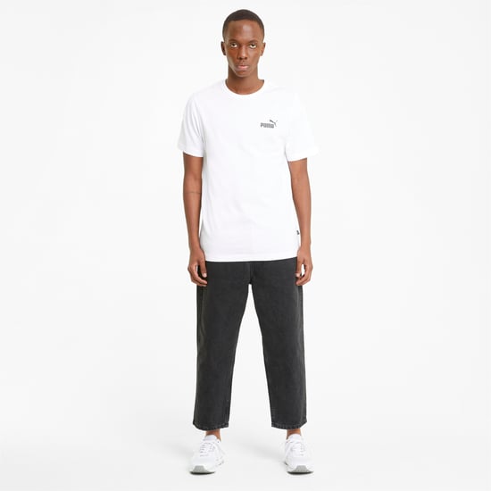 PUMA Mens Essentials Small Logo T-Shirt Tee - Image 3