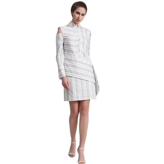 Removable Sleeves Structured Shirt Dress - Image 6