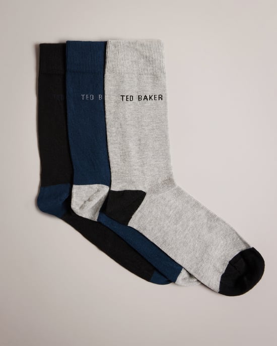 Pack de tres pares de calcetines Mixxed de Ted Baker, surtido - Image 2