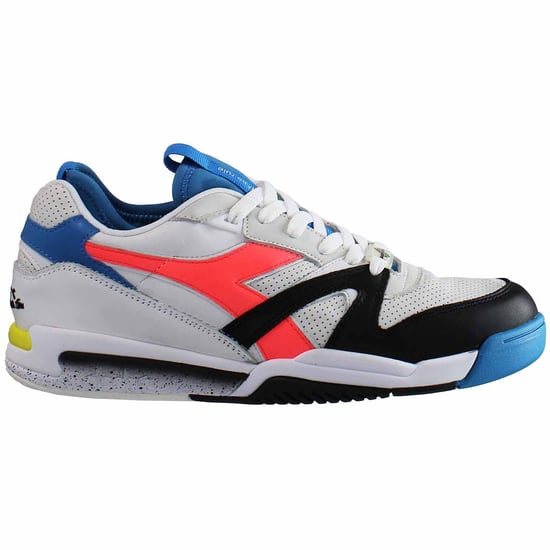 Zapatillas Diadora Duratech Elite Paura Hombre Blanco/Azul - Image 3