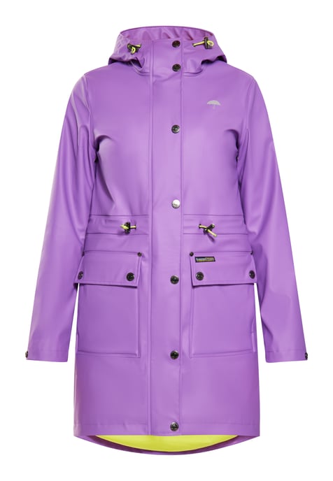 Schmuddelwedda raincoat women purple - Image 1