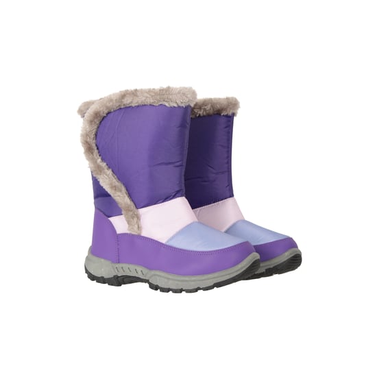 Mountain Warehouse Childrens/Kids Caribou Adaptive Snow Boots (Purple) - Image 4