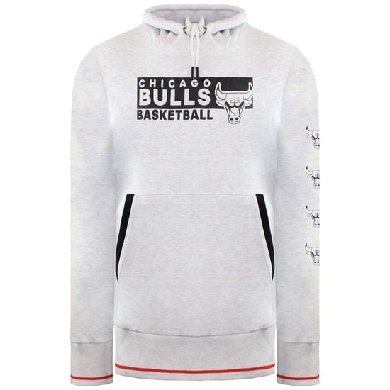 Sudadera con capucha de baloncesto para hombre NBA Chicago Bulls en gris - Image 1