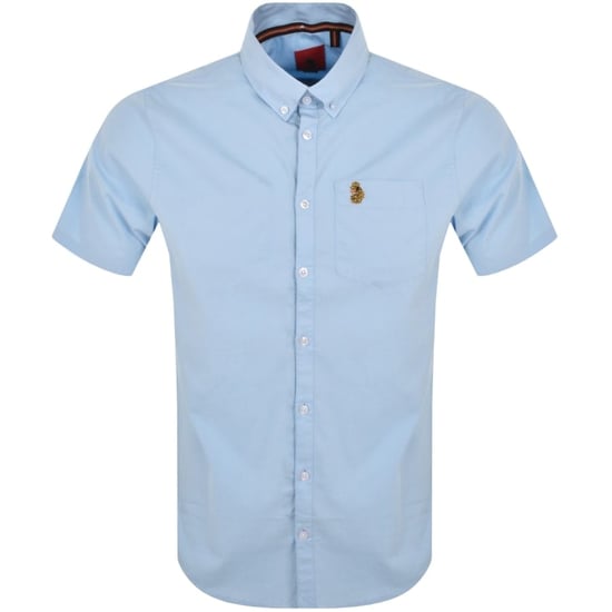Men's Luke 1977 Iron Bridge Short Sleeve Shirt in Sky Blue