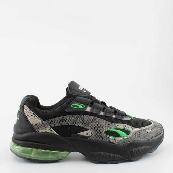 Puma Cell Venom Animal Kingdom Black Textile Mens Lace Up Trainers 371786 02