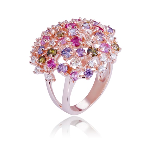 Orphelia Women's 925 Sterling Silver Ring - Rose ZR-7451/RG
