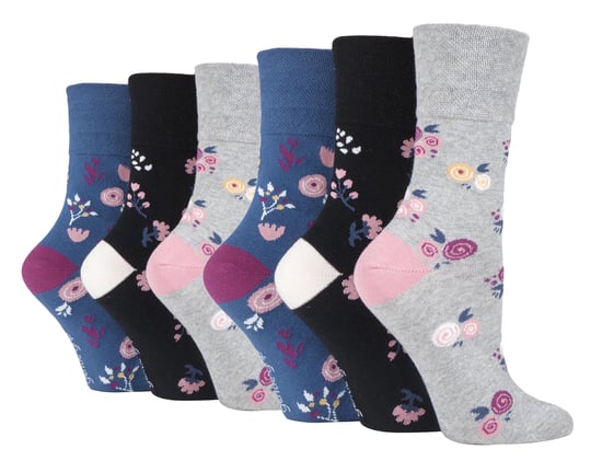 Gentle Grip - Calcetines no elásticos Gentle Grip 6 pares - SOLRH216 - Image 1