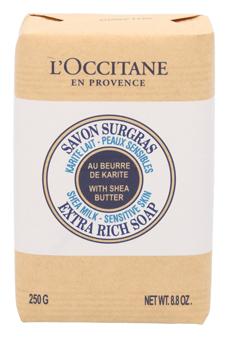 Jabón Extra Rico de Leche de Karité 250 g de L'Occitane - Image 1