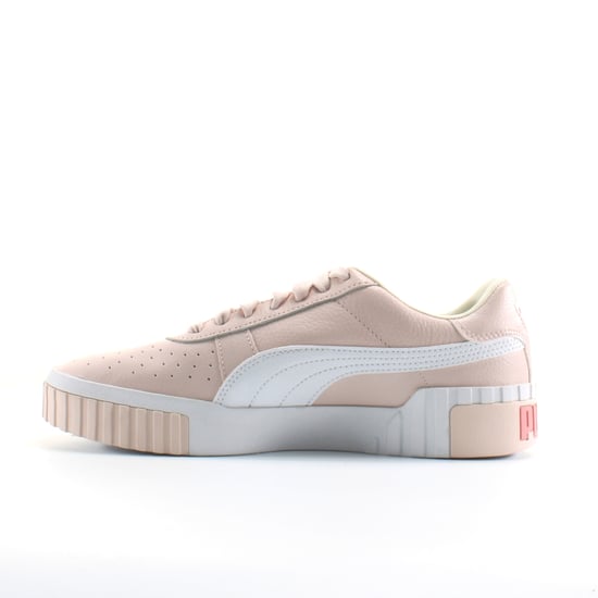 Puma Cali Pink Leather Womens Lace Up Trainers 369155 11