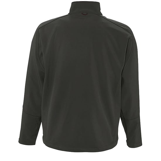 SOLS Mens Relax Soft Shell Jacket (Breathable, Windproof And Water Resistant) (Charcoal) - Image 2