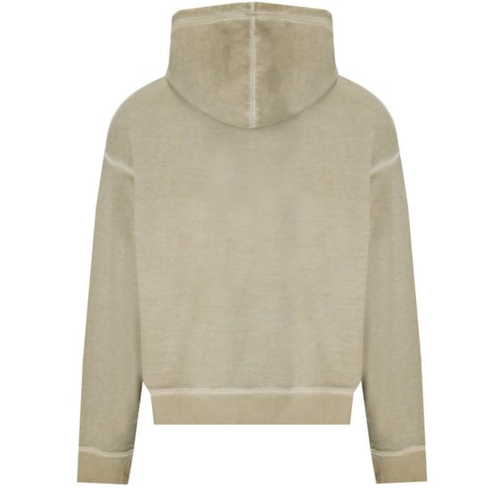 Dsquared2 Cipro Fit sudadera con capucha beige con logo pequeño - Image 2