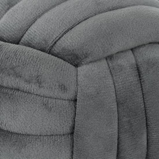 furn. Tope de puerta de terciopelo entrelazado Knot - Image 2