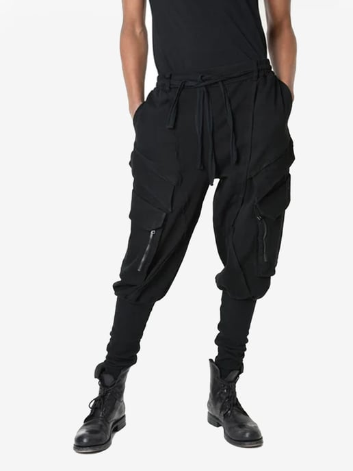 La Haine Inside Us Pantalones Jogger del hombre negro - Image 3