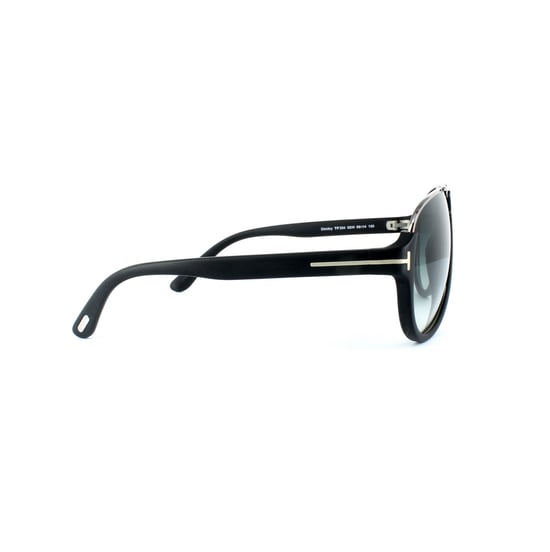 Gafas de sol Tom Ford 0334 Dimitry 02W Negro Mate Gradiente Azul Gris - Image 4