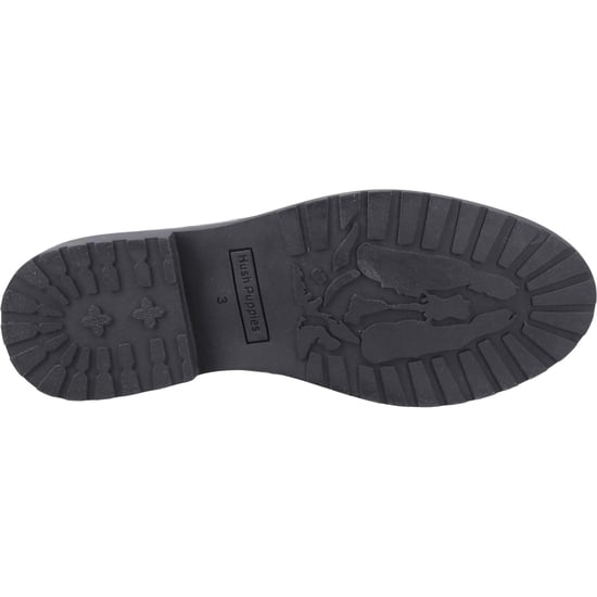 Hush Puppies Verity Slip On Leather Women's Black Loafers - Image 3