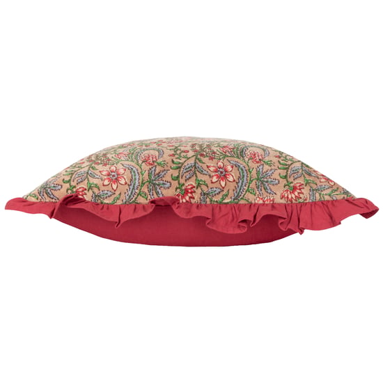 Cojín de algodón terciopelo floral con relleno de poliéster Paoletti Haven - Image 3