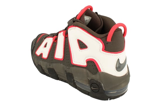 Nike Air More Uptempo Gs Basketball Black Trainers - Image 2