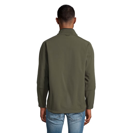 SOLS Mens Relax Soft Shell Jacket (Army) - Image 2