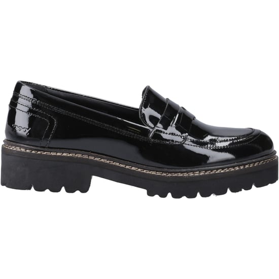 Pod Kenny Leather Women's Black Patent Loafers - Image 5