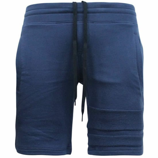 Onitsuka Tigher Plain Navy Blue Cotton Mens Sweat Shorts 0KP279 0050 EE211