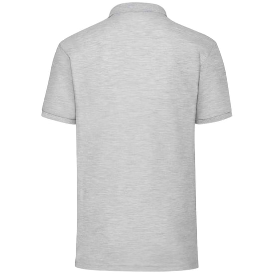 Fruit of the Loom Mens 65/35 Polo Shirt (Heather Grey) - Image 2