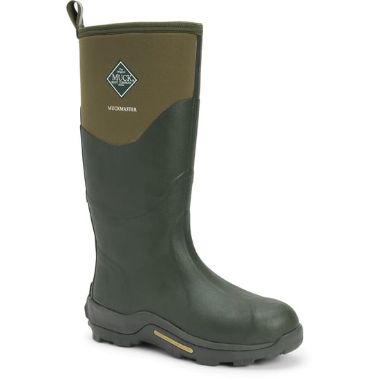 Muck Boots Muckmaster Hi Rubber Moss Wellington Boots - Image 1