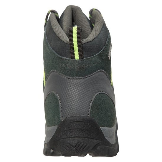 Mountain Warehouse Childrens/Kids Trail Suede Walking Boots (Lime) - Image 2