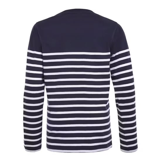 SOLS Childrens/Kids Matelot Striped Long-Sleeved T-Shirt (French Navy/White) - Image 2