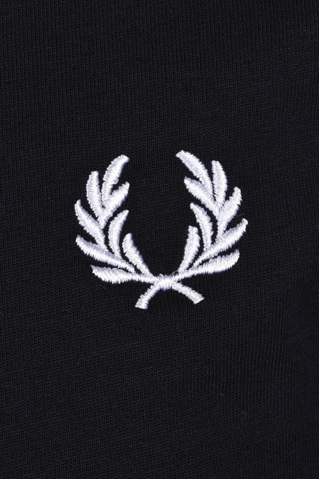 Camiseta Ringer para Hombre Fred Perry en Negro - Image 2