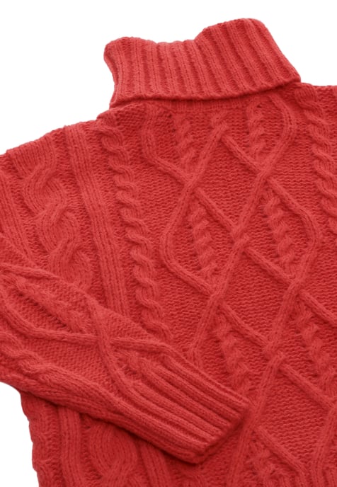 Mymo Turtleneck  pullover women coral - Image 3