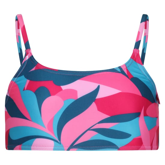 Regatta Girls Dakaria II Tropical Leaves Bikini Set (Tahoe Blue) - Image 3