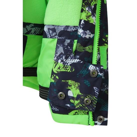 Mountain Warehouse Childrens/Kids Mogal Camouflage Ski Jacket (Green) - Image 3