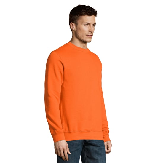 SOLS Unisex Adult New Supreme Sweatshirt (Orange) - Image 3